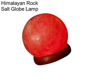 Himalayan Rock Salt Globe Lamp