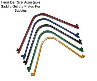 Henri De Rivel Adjustable Saddle Gullets Plates For Saddles