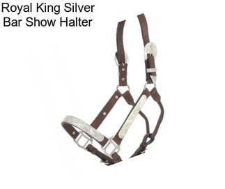 Royal King Silver Bar Show Halter