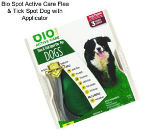 Bio Spot Active Care Flea & Tick Spot Dog with Applicator