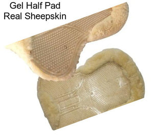 Gel Half Pad Real Sheepskin