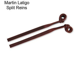 Martin Latigo Split Reins