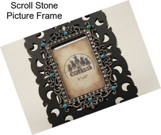 Scroll Stone Picture Frame