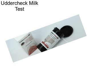 Uddercheck Milk Test