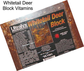 Whitetail Deer Block Vitamins