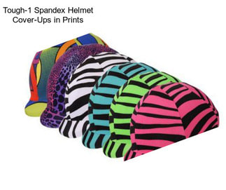 Tough-1 Spandex Helmet Cover-Ups in Prints