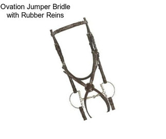 Ovation Jumper Bridle with Rubber Reins