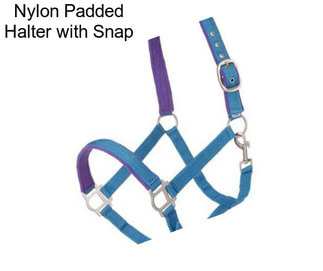 Nylon Padded Halter with Snap