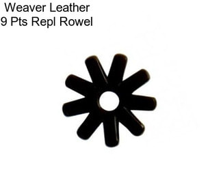Weaver Leather 9 Pts Repl Rowel