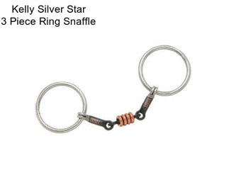 Kelly Silver Star 3 Piece Ring Snaffle