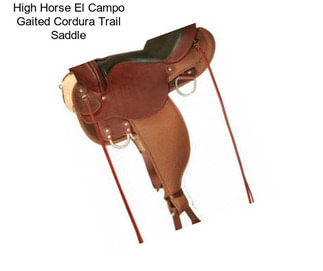 High Horse El Campo Gaited Cordura Trail Saddle