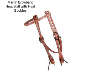 Martin Browband Headstall with Heat Buckles