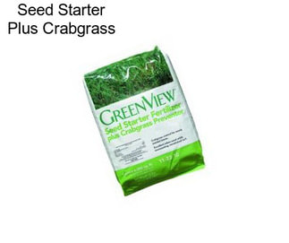 Seed Starter Plus Crabgrass