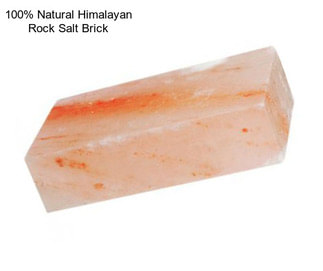 100% Natural Himalayan Rock Salt Brick