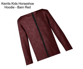 Kerrits Kids Horseshoe Hoodie - Barn Red