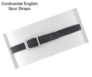 Continental English Spur Straps