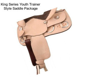 King Series Youth Trainer Style Saddle Package