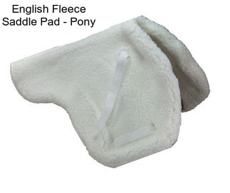 English Fleece Saddle Pad - Pony