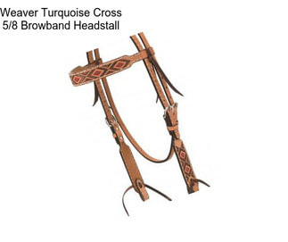 Weaver Turquoise Cross 5/8\