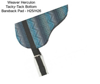 Weaver Herculon Tacky-Tack Bottom Bareback Pad - H25/H26