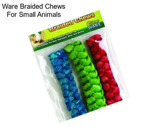 Ware Braided Chews For Small Animals