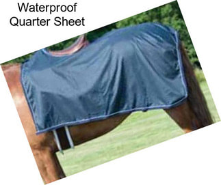 Waterproof Quarter Sheet