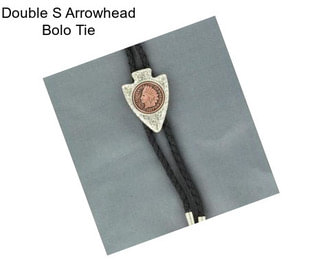 Double S Arrowhead Bolo Tie