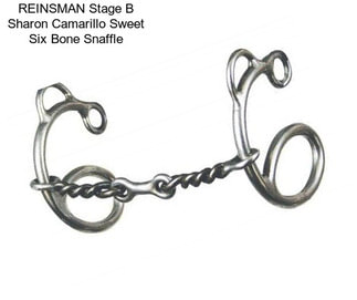 REINSMAN Stage B Sharon Camarillo Sweet Six Bone Snaffle