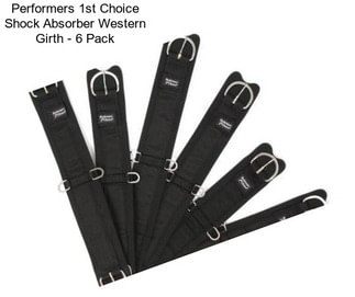 Performers 1st Choice Shock Absorber Western Girth - 6 Pack