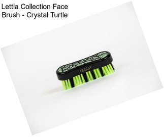 Lettia Collection Face Brush - Crystal Turtle