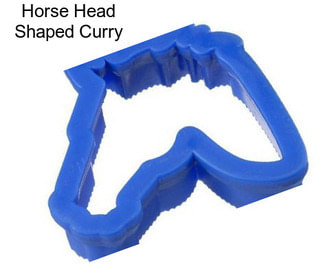 Horse Head Shaped Curry