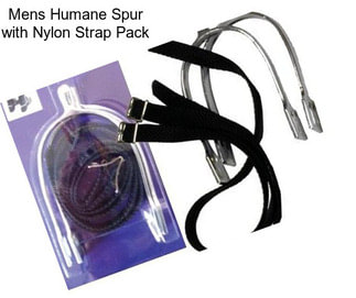 Mens Humane Spur with Nylon Strap Pack