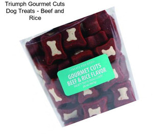 Triumph Gourmet Cuts Dog Treats - Beef and Rice