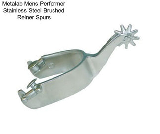 Metalab Mens Performer Stainless Steel Brushed Reiner Spurs