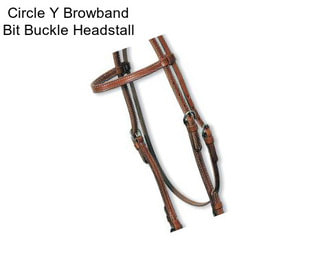 Circle Y Browband Bit Buckle Headstall