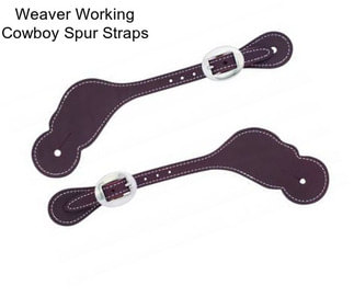 Weaver Working Cowboy Spur Straps