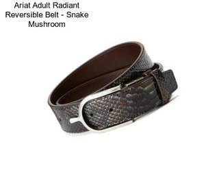 Ariat Adult Radiant Reversible Belt - Snake Mushroom