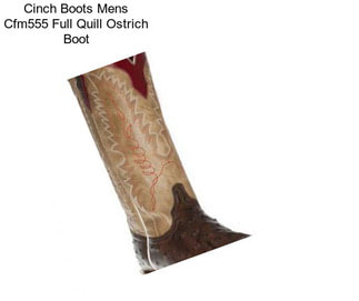 Cinch Boots Mens Cfm555 Full Quill Ostrich Boot