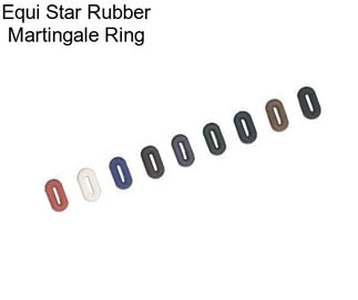 Equi Star Rubber Martingale Ring