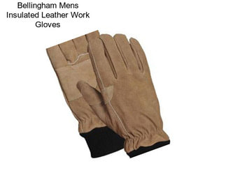 Bellingham Mens Insulated Leather Work Gloves