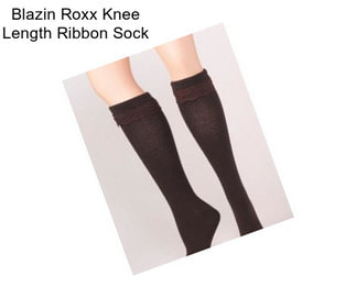 Blazin Roxx Knee Length Ribbon Sock