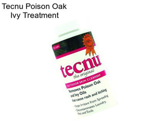 Tecnu Poison Oak Ivy Treatment