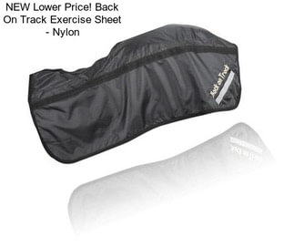 NEW Lower Price! Back On Track Exercise Sheet - Nylon