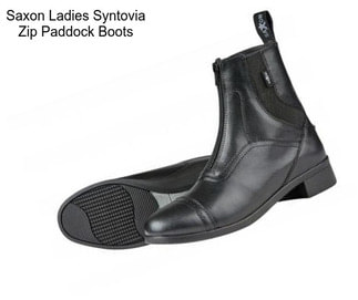 Saxon Ladies Syntovia Zip Paddock Boots