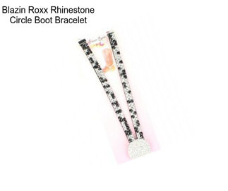Blazin Roxx Rhinestone Circle Boot Bracelet