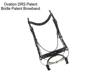 Ovation DRS Patent Bridle Patent Browband