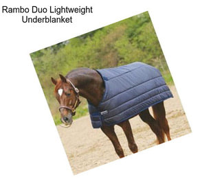 Rambo Duo Lightweight Underblanket