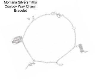 Montana Silversmiths Cowboy Way Charm Bracelet
