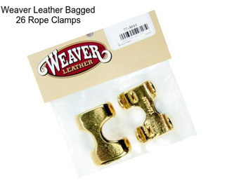 Weaver Leather Bagged 26 Rope Clamps
