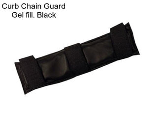 Curb Chain Guard Gel fill. Black